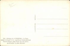 CPA Chateau de Combourg Le Tour situee a l Angle appeleepar Chateaubriand Tour de Maure Plus elevee que les autres parai