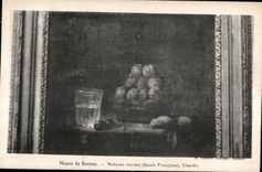 CPA Musee de Rennes Natures Mortes Chardin