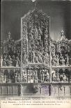 CPA Rennes la Cathedrale Chapelle cote lateral droit Retable en bats sculpte du X ve slecle representant la Vie de la St