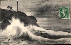 CPA Biarritz Pittoresque Phare 
