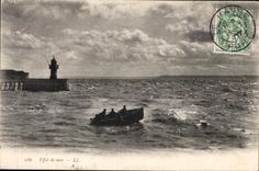 CPA Effet de mer Le Havre Phare Lighthouse