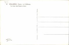 CPA Fougers Entree du Chateau La Tour de Guemadeuc