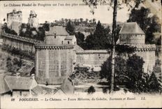 CPA Fougeres Le Chateau TOurs Melusine du Gobelin Surienne et Raoul