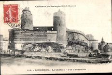 CPA Fougeres Le Chateau Vue d ensemble