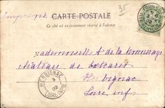 CPA Bretagne Fougeres le lit du Nancon dans parcours