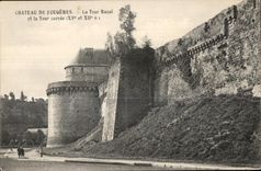 CPA Chateau de Fougeres La Tour Racol et la Tour carree