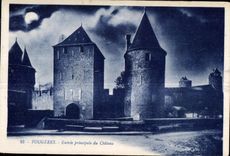 CPA Fougeres Entree principale du Chateau