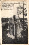 CPA Fougeres L Eglise Saint Sulpice Au Pied du Chateau et entre Plusieurs Masses de Granit 