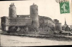 CPA Fougeres Vue Generale Du Chateau