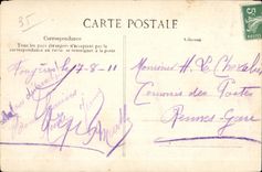 CPA Fougeres Le Chateau Le Puits et la tour du guet