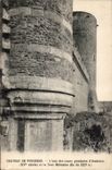 CPA Chateau De Fougeres L une des tours geminees d Amboise (XVI siecle) et la Tour Melusine (fin du XIII s)