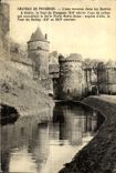 CPA Chateau De Fougeres L eau revenue dans les Douves A droite la Tour de plesguen (XII siecle) I une de celles qui