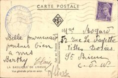 CPA la basilica la opinion del lisieux uno admitida el plano