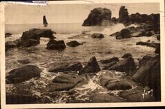 CPA Tregastel (dimension de Nozd) el hoyo grande