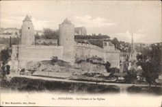 CPA Fougeres Le Chateau et les Eglises