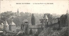 CPA Chateau De Fougeres Le Courtine Nord et la Ville haute