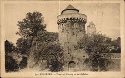 CPA Fougeres Tours de Cotony et du Gobetin