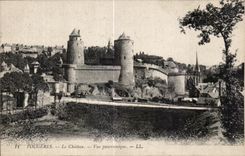 CPA Fougeres Le Chateau Vue Panoramique