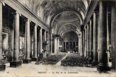 CPA Rennes La Nef de la Cathedrale