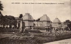 CPA Rennes Les Serres du Thabor et la Jardin a la Francaise