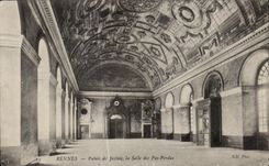 CPA Rennes Palais de Justice la Salle des Pas Perdus
