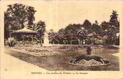 CPA Rennes Les jardins du Thabor Le kiosque