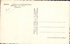 CPSM Saint Vincent De Paul Rennes Chapelle