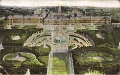 CPA Versailles Le Palais et le Parc