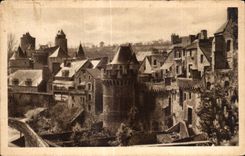 CPA Fougeres Le Chateau Remparts