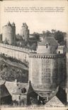 CPA Chateau de Fougeres A gauche Tour Melusine et du Gobelin a droite Tour Surienne