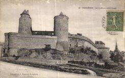 CPA Fougeres Le Chateau (cote Ouest)