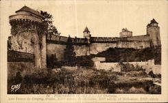 CPA Fougeres Le Chateau Les Tours de Coigny Guibe