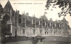 CPA el castillo del ataque frontal del principal de Josselin