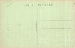 El castillo de CPA de Josselin (ataque frontal interior) Alain de Rohan comienza el reconstritution del facede del actruelle adentro