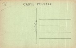 CPA Castle of Josselin Alain de Rohan begins the reconstitution of the current frontage in