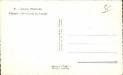 Castillo de CPA Josselin (Morbihan) Notre Dame de Roncier