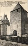 CPA Fougeres L Entree du Chateau L un des vestiges les plus importants de la France feedale commence en continue
