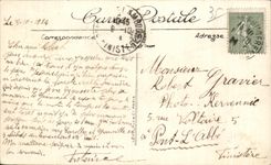 CPA Fougeres Les Remparts Nord A Travers Les arures Du Boulevard de Rennes La Tour Desnos