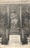 CPA Fougeres Interieur de l Eglise st Sulpice (Statue Antique et Veneree de Notre Dame des Marais)