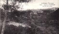 CPA Paimpont forest of picturesque Brittany the Valley Without Return