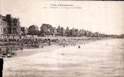 CPA Parame La Plage Vers St Malo Cote D Emeraude