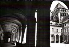 CPA Redon the Cloister of the College Saint Saver and the Romance Bell-tower of I Eglige