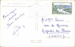 CPA Redon the edges of the Canal of Nantes has Brest