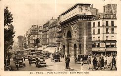 CPA Paris Porte Saint Martin Saint Martin Gate