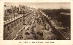 CPA Paris Street of Rivoli Rivoli Street