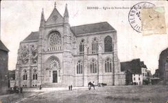 CPA Rennes Eglise de Notre Dame de Bonne Nouvelle