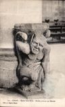 CPA Dinan Eglise Saint Malo Diable portant un Benitior