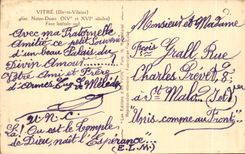 CPA Vitre (Ille et Vilaine) Eglise Notre Dame Face laterale sud