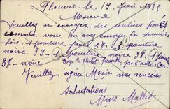 Africa del Norte de CPA un lecho de un rio seco en burro del asno del oasis