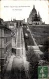 CPA Paris Crowns Heart of Montmartre the Funicular